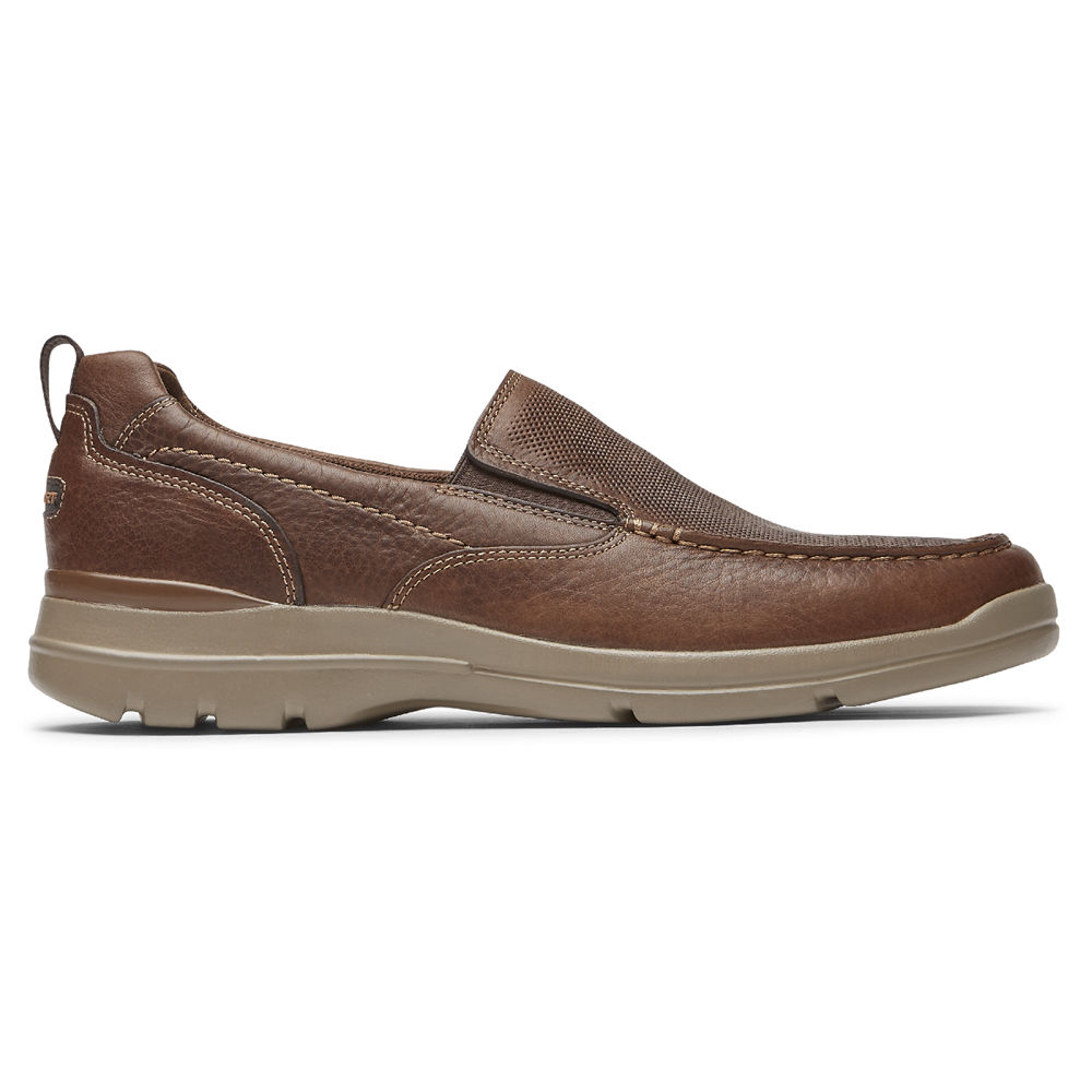 Rockport Mens City Edge - Slip-On Brown - NOX046731